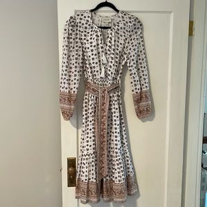 Cleobella cotton long sleeve dress M